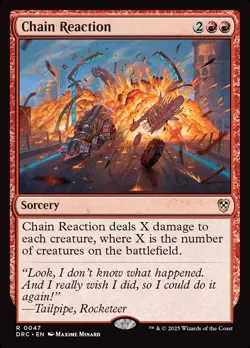 Chain Reaction - Commander: Aetherdrift (DRC) - MTG Rare English Non Foil - Image 1
