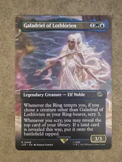 Galadriel of Lothlorien (Borderless) Lord of the Rings NM MTG - Image 1