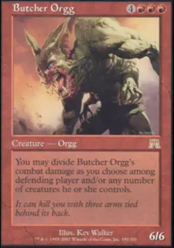 Butcher Orgg - Light Play MTG Onslaught - Image 1