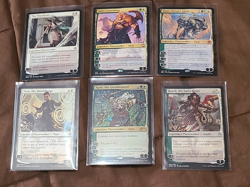 MTG Planeswalker x6 Ajani Sleeper Agent/Ajani Unyielding/Ajani the Greathearted - Image 1