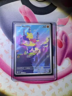 Mienfoo 133/086 WHT EN-White Flare Illustration Rare Pokemon Card NM English - Image 1