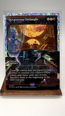 Devastating Onslaught (Showcase) / Edge Of Eternities MTG / FRACTURE FOIL, NM - Image 1