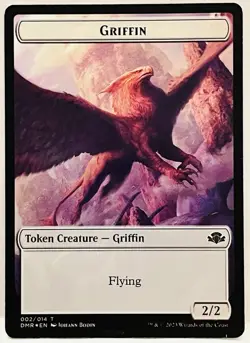 ZOMBIE \ GRIFFIN Token (#05/02) - FOIL - Dominaria Remastered - NM MTG - Image 2