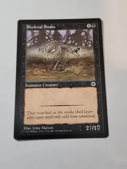 MTG Skeletal Snake Portal Regular Common Magic - Image 1