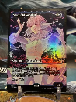MTG | Starfield Vocalist (Showcase) [Edge of Eternities] ✨FOIL✨ - Image 1