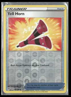 2020 Darkness Ablaze Set Pokemon Card 173 Yell Horn Reverse Foil NM - Image 1