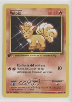 Vulpix German 1st Ed. Pokemon Base Set #68 1999 15fy - Image 1
