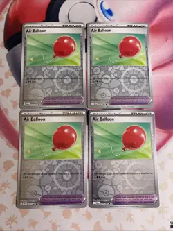 4x Air Balloon 079/086 x4 - Black Bolt - Pokemon Playset - All Reverse holos - Image 1