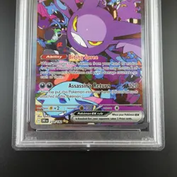 PSA 10 Team Rocket's Crobat ex 234/182 Pokemon Destined Rivals Full Art Graded - Image 3