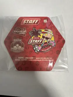 Pokemon Pins STAFF Worlds Championship 2025 Anaheim - Image 1