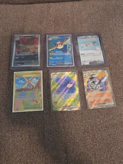 Pokemon Obsidian Flames Secret Rare Card Lot 6 Cards - Image 1