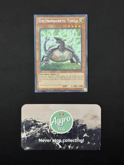 Electromagnetic Turtle - Yugioh YGLD-ENA00 Limited Edition Secret Rare NM - Image 1