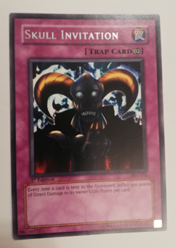YuGiOh! Skull Invitation PSV-056 First Edition - Image 1