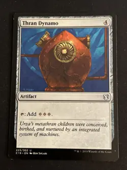 1x Thran Dynamo (225) Commander 2019 LP MTG Magic the Gathering x1 MKE - Image 1