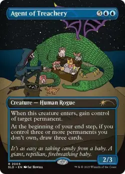 Agent of Treachery - Light Play MTG Secret Lair - Image 1