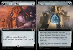 MTG Eye of Ojer Taq // Apex Observatory - Foil - Extended Art, Commander: The Lo - Image 1