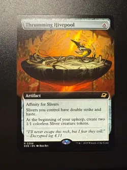 MTG #0356 Thrumming Hivepool Sliver Artifact Edge of Eternities - Image 1