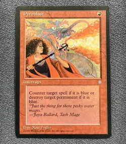 MTG Pyroblast x1 NM/LP ! Ice Age / Magic The Gathering - Image 1