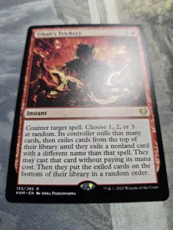 Tibalt's Trickery x1 MTG NM Near Mint Kaldheim (153) - Image 1