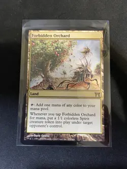 MtG X1 Forbidden Orchard Champions of Kamigawa Magic The Gathering (Land) - Image 1