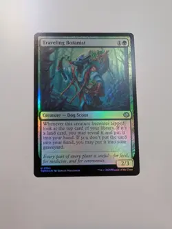 MTG - Traveling Botanist (Foil) - Tarkir Dragonstorm NM/M Condition - Image 1