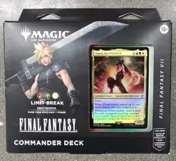 🔥 LIMIT BREAK CLOUD FF7 COMMANDER DECK - FINAL FANTASY VII MTG Magic Gathering - Image 1