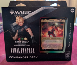 🔥 LIMIT BREAK CLOUD FF7 COMMANDER DECK - FINAL FANTASY VII MTG Magic Gathering - Image 1