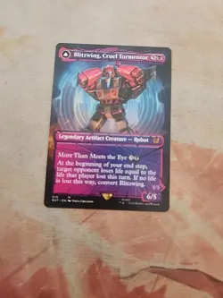 Blitzwing, Cruel Tormentor Shattered Glass Transformers MTG NM - Image 1
