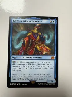 x1 Gogo, Master of Mimicry M MTG Final Fantasy M/NM, English - Image 1