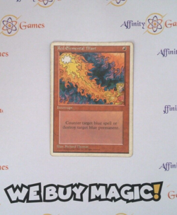 MTG | Red Elemental Blast | Fourth Edition | Regular | Moderately Played | ENG - Image 1