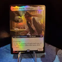 MTG - Bennie Bracks, Zoologist - FOIL Extended Art Streets of New Capenna NM - Image 1