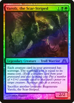 Varolz, the Scar-Striped FOIL Dragon's Maze PLD Rare CARD ABUGames - Image 1