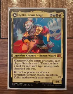 Kefka, Court Mage / Kefka, Ruler of Ruin FIN-231 Mythic EN MTG Final Fantasy - Image 1