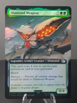 0470 Diamond Weapon Extended Art Foil Magic The Gathering Final Fantasy - Image 1