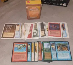 1994 Magic The Gathering Revised DECKMASTER Starter With 77 Cards AS IS READ - Image 1