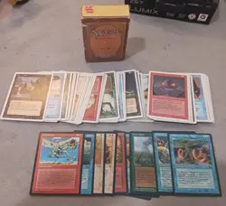 1994 Magic The Gathering Revised DECKMASTER Starter With 77 Cards AS IS READ - Image 2