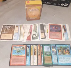 1994 Magic The Gathering Revised DECKMASTER Starter With 77 Cards AS IS READ - Image 3