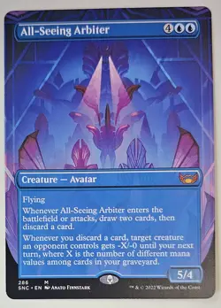 All-Seeing Arbiter (Borderless) Streets of New Capenna Regular - Image 1