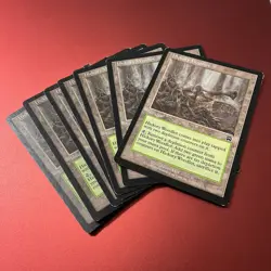 7X Hickory Woodlot - Mercadian Masques - MTG Magic the Gathering - Land Lot Of 7 - Image 2