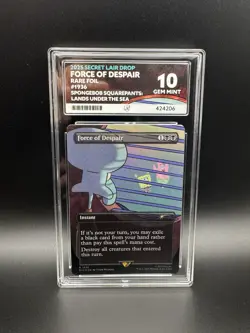 2025 Secret Lair Magic MTG - Force of Despair 1936 Rare Foil SpongeBob ACE 10 - Image 5