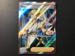 Volo Full Art Trainer [NM] - Pokemon Card Game (Lost Origin #196/196) Ultra Rare - Image 1