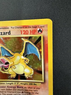1999 Pokemon TCG Base Set Charizard Holo 4/102 Unlimited WOTC - Image 4