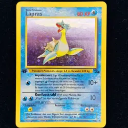 Lapras 1. Edition Fossil 10/62 Holo Rare Deutsch EX-NM - Pokemon Karten - Image 1