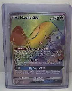 Mawile GX 246/236 Rainbow Secret Rare Pokemon 2019 SM Unified Minds NM-MT - Image 1