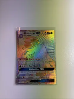 Pokemon TCG Decidueye GX Guardians Rising 146/145 Holo Secret Rare - Image 1