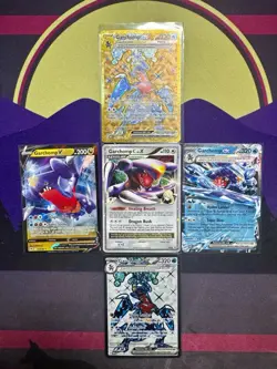 Pokemon 5 Card Lot - 5 Garchomp Pokemon Cards - Pokemon TCG Various Sets - Image 1