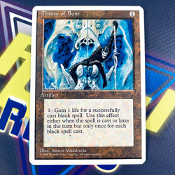 Throne of Bone - 4th Fourth Edition, Magic The Gathering MTG MP - Image 1