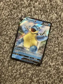 Pokemon TCG Blastoise V SWSH101 Black Star Promo Card - Near Mint - Image 1