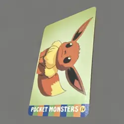 Pokemon Prism Card Eevee Pocket Monster Vending Machine Sticker Vintage 1996 - Image 5