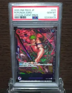 One Piece Zoro PSA10 Flagship Promo ST21-015 Event Prize Japanese Card - Image 1